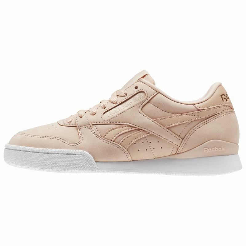 Reebok Phase I Pro Nude Nubuck Tenisky Damske - Ruzove/Biele IF6830DE